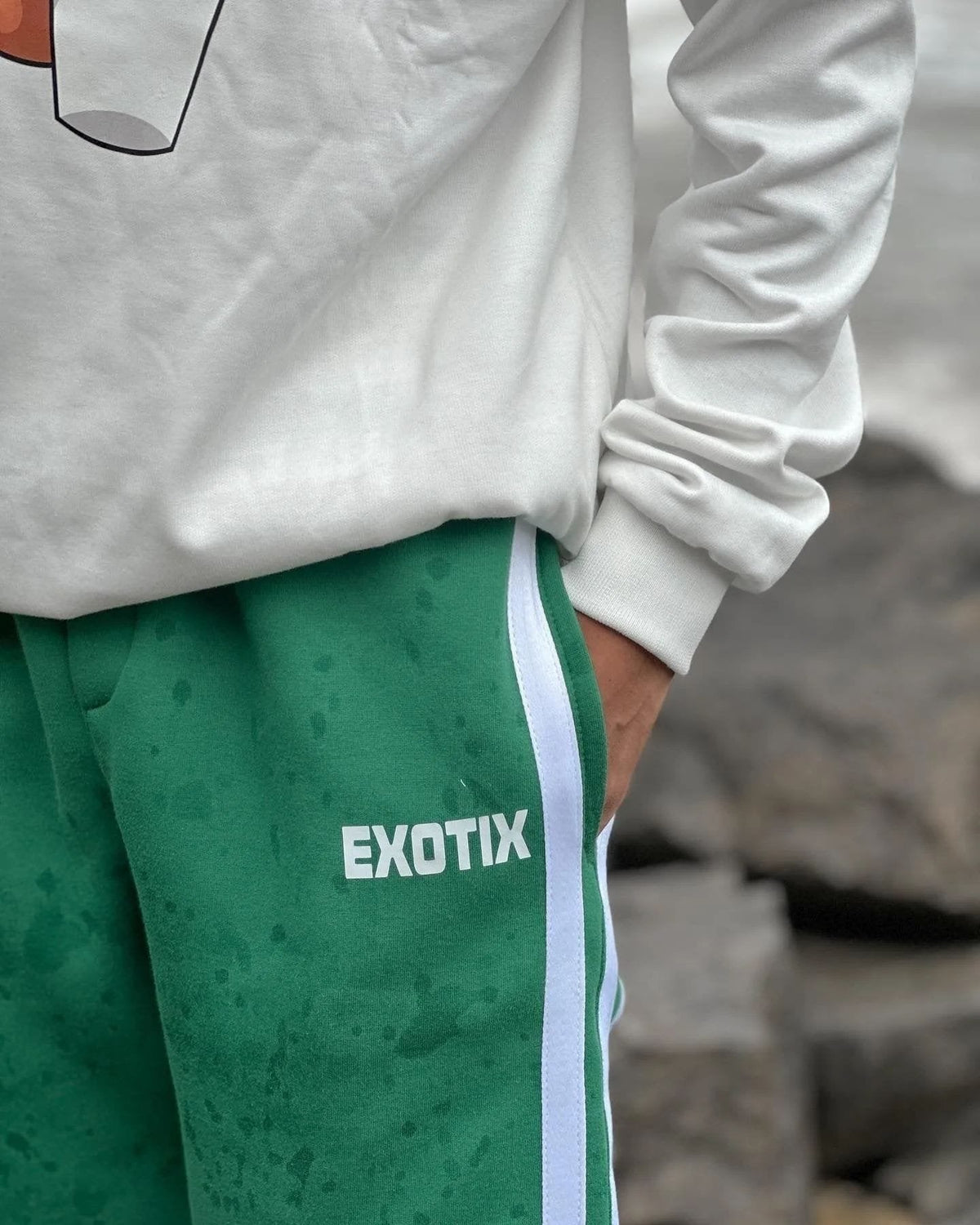 Exotix Green Baggy Pant