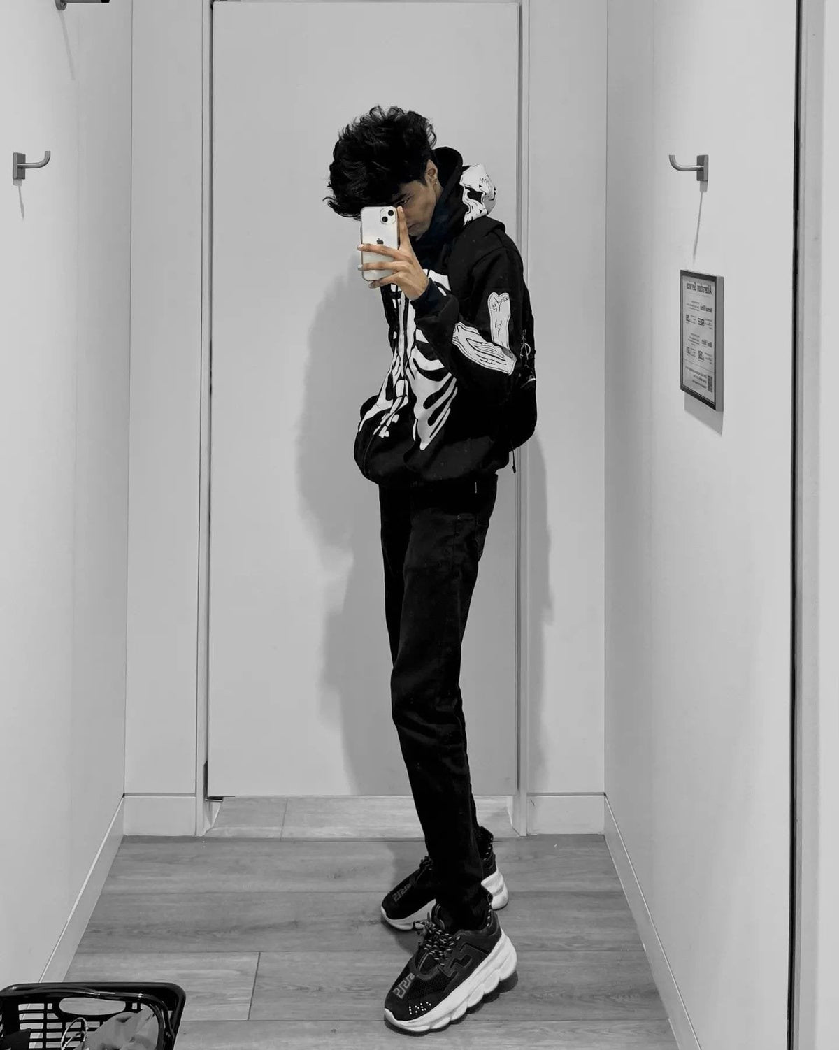 Exotix Vintage Skull Zip Hoodie Timeless Aesthetic with A Retro Twist