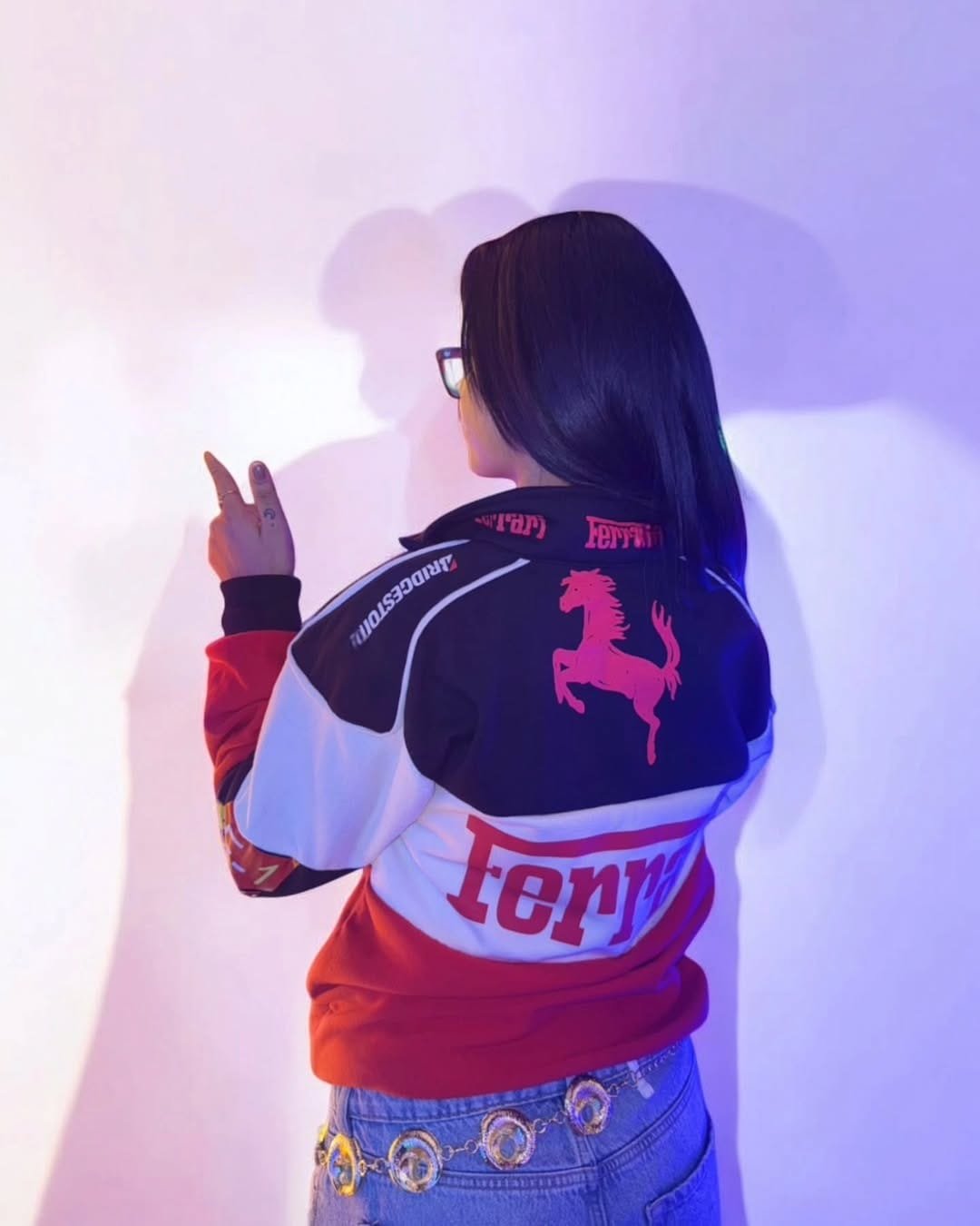 Red & White Ferrari Racing Jacket – Exotix