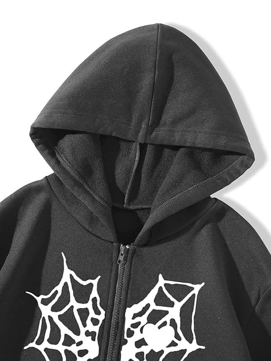 Exotix Heart Zipper Hoodie Unisex