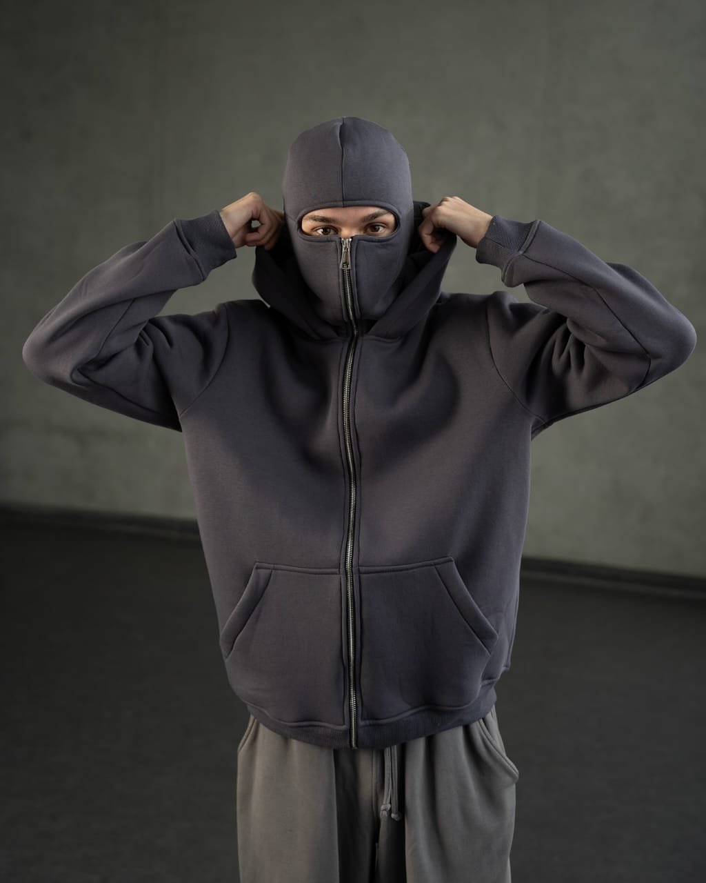 Ninja Balaclava Hoodie with Built-In Face Mask – Exotix