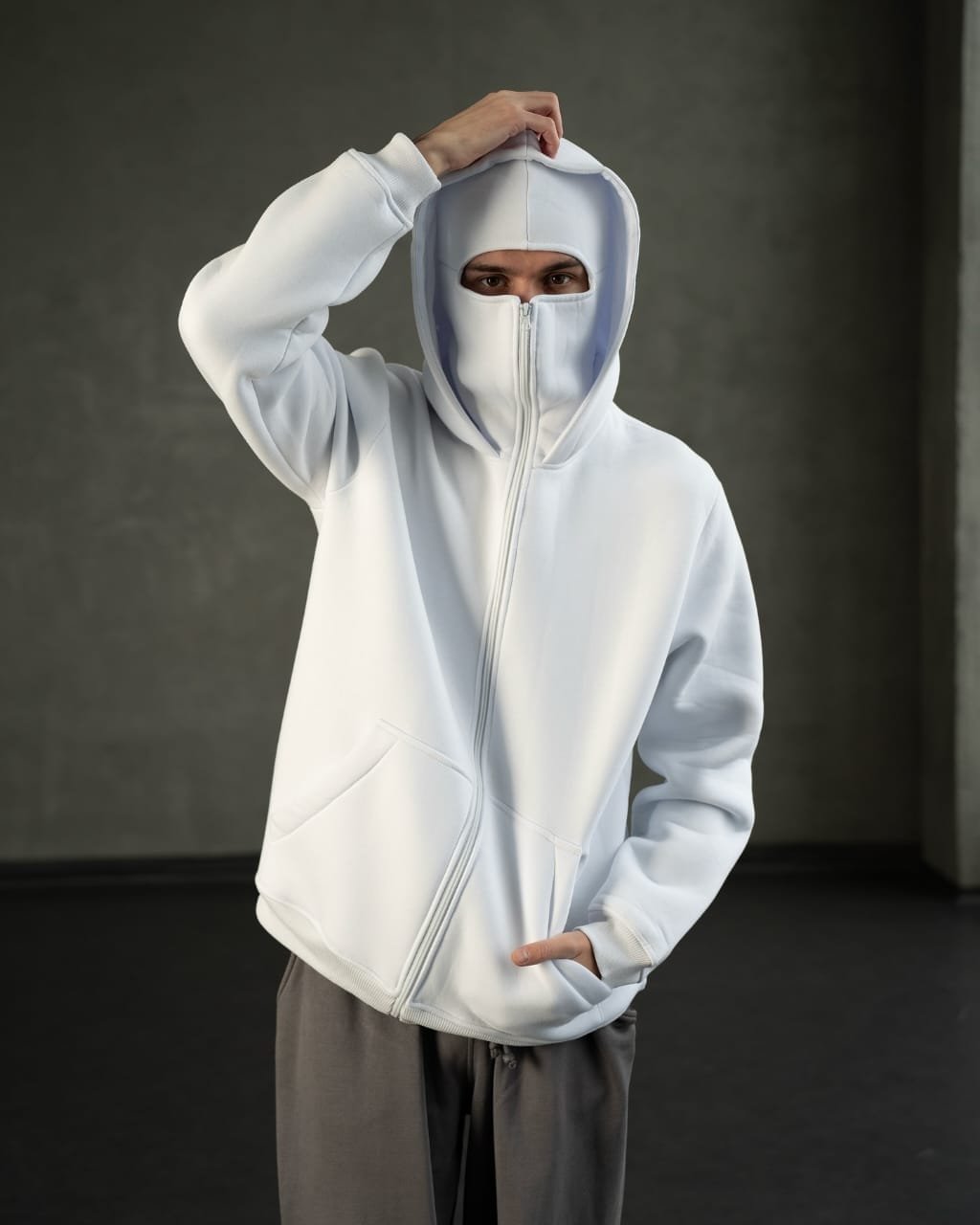 Ninja Balaclava Hoodie with Built-In Face Mask – Exotix