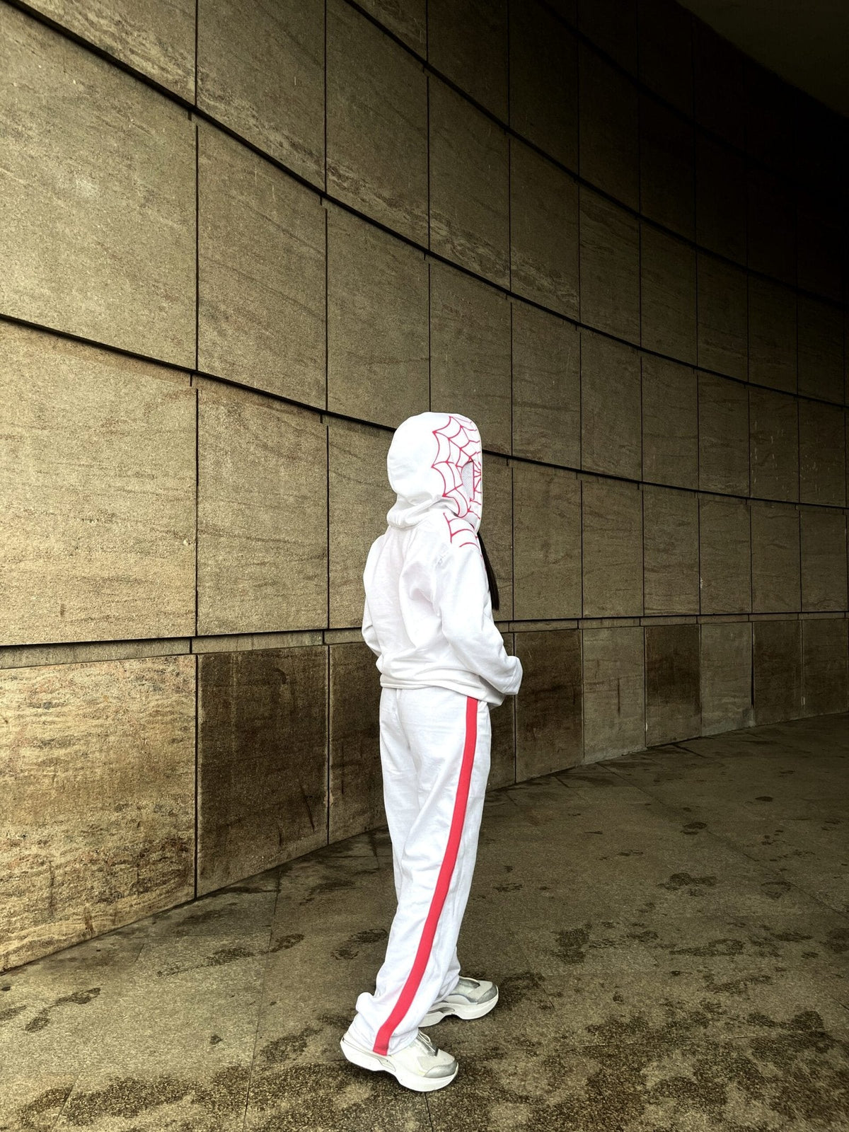 White Spiderman Hoodie – Full Zip Up Oversized Marvel Style | Exotix