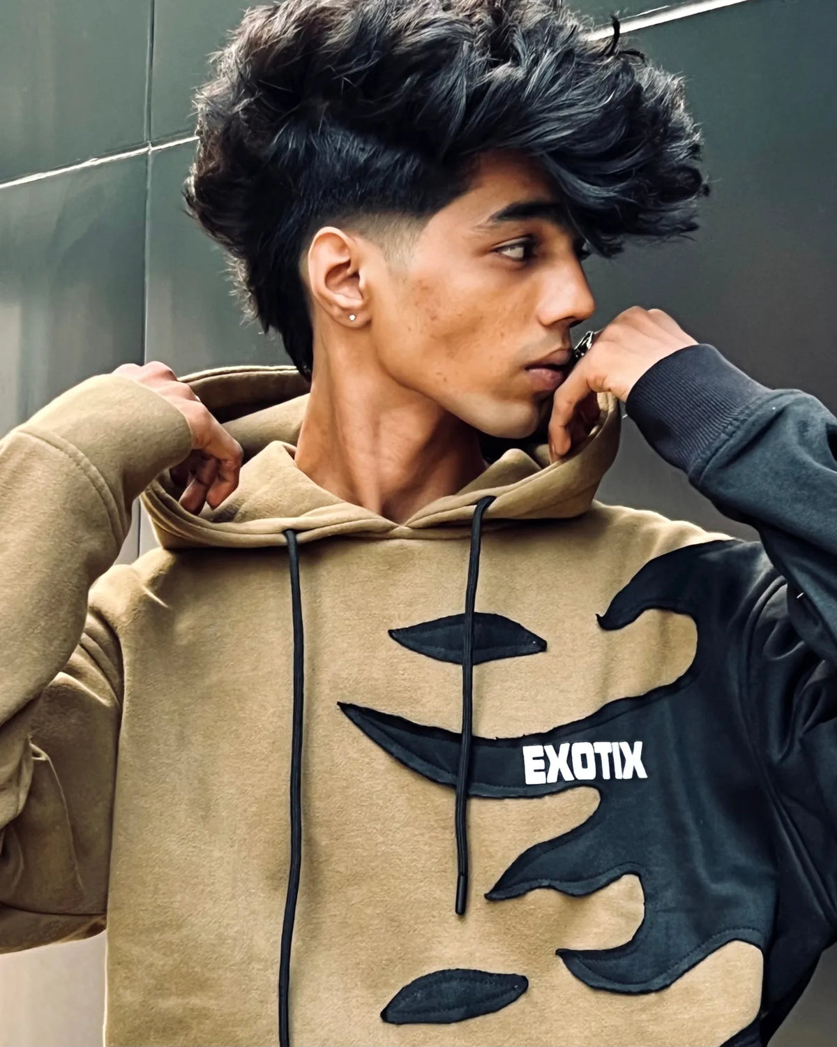 Exotix Khali Fire Patch Hoodie
