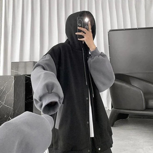 Black Jacket with Dark Grey sleeve