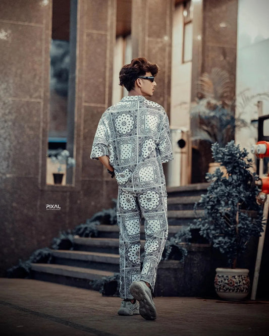 Oversized Bandhana Shirt Pant
