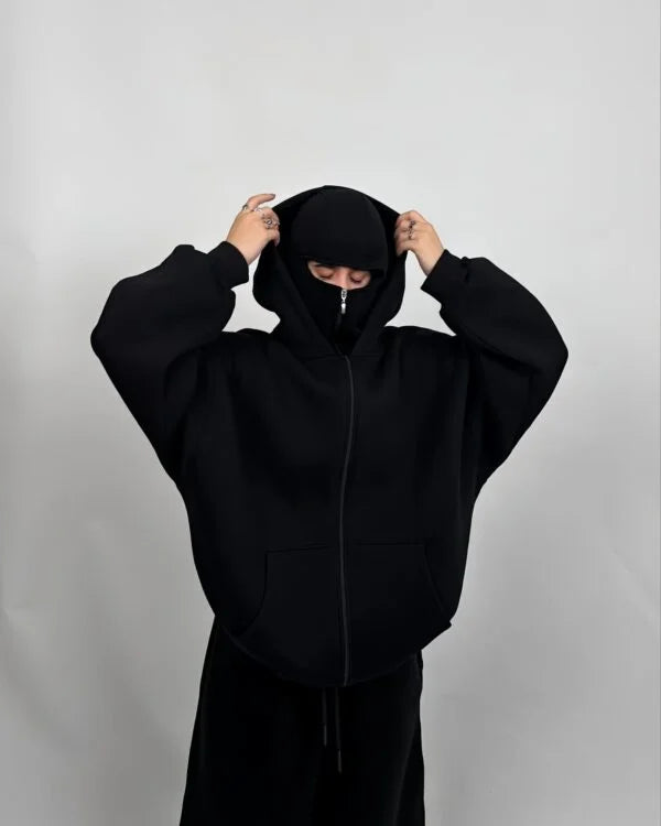 Exotix Balaclava Hoodie | Oversized Streetwear Statement