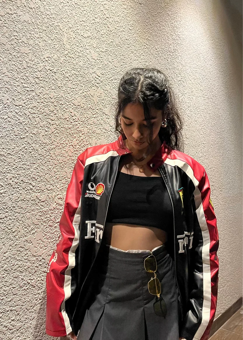 Formula 1 Ferrari Leather Jacket - Premium Oversized Edition