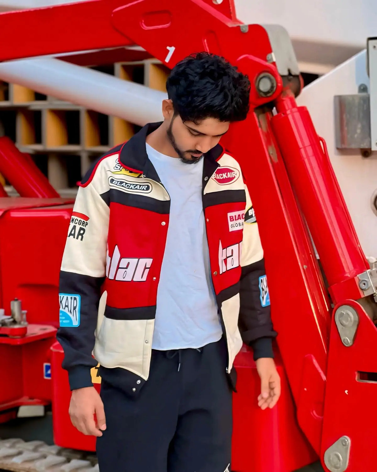 Red BlackAir Racer Jacket | Motorsport Fashion & Style