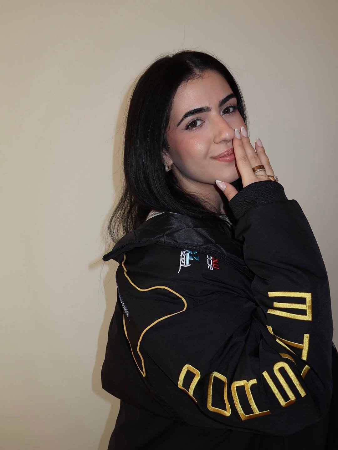 Black Embroidered Porsche Jacket | Premium Racing Jacket