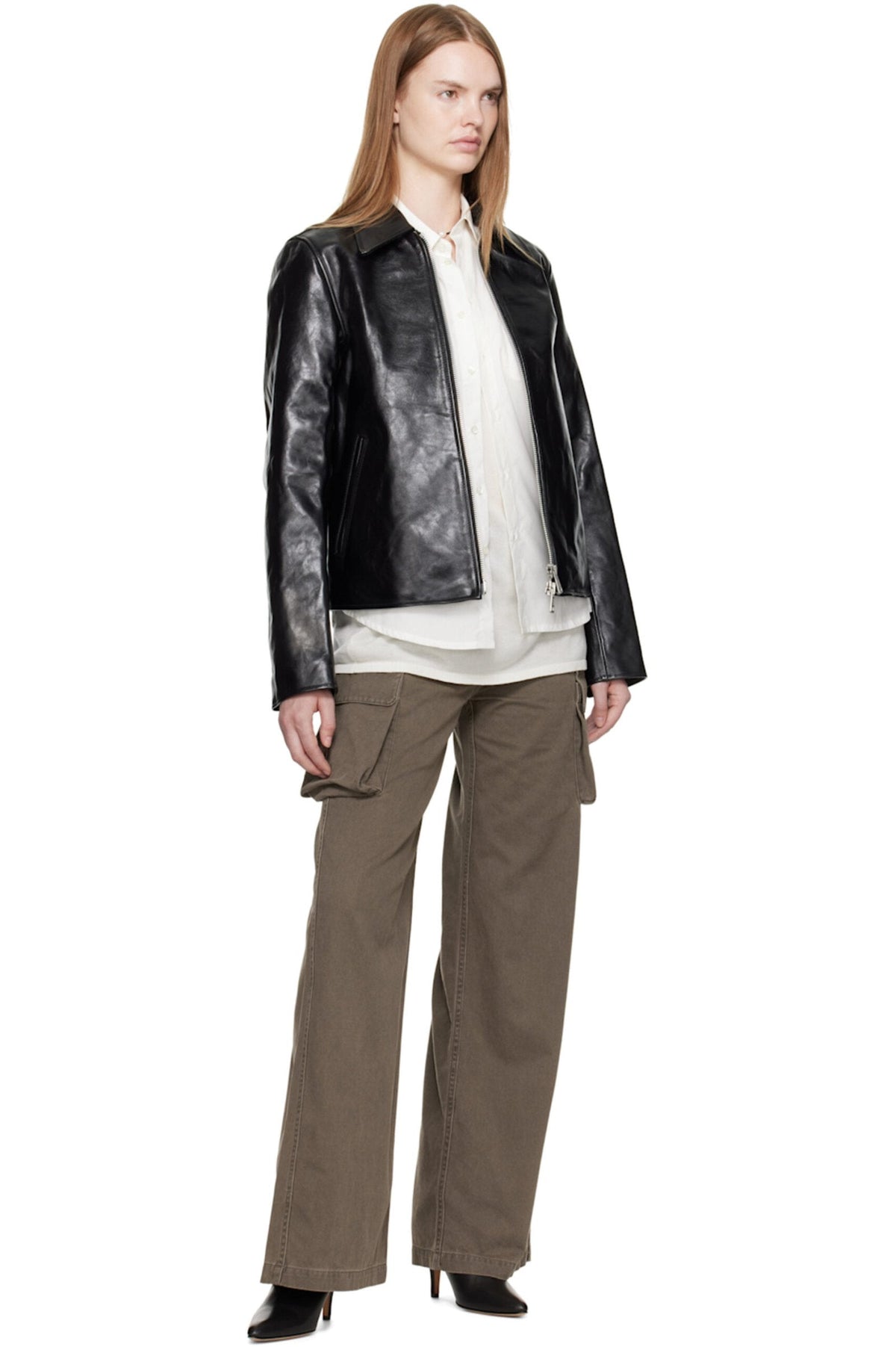 Crop Leather Jacket for Women – Y2K Premium Streetwear | Exotix